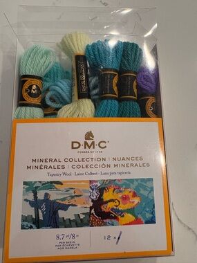DMC Mineral Collection Tapestry Wool Set - Teal & Purple